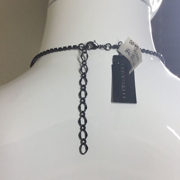 Cristabelle Ball Chain Bib Necklace (E2) - Picture 3 of 5